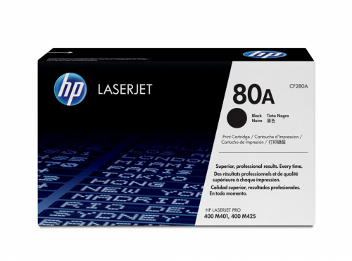 HP 80A - sort - original - LaserJet -