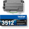 Brother Toner TN-3512 Schwarz bis zu 12.000 Seiten nach ISO 19752