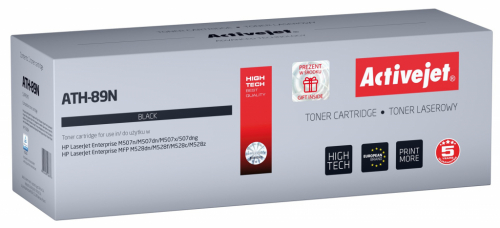 Activejet ATH-89N toner (replacement for HP CF289A; Supreme; 5000 pages; black) - with chip