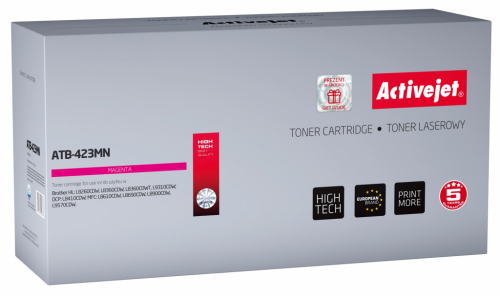 Activejet ATB-423MN toner (replacement for Brother TN-423M; Supreme; 4000 pages; magenta)