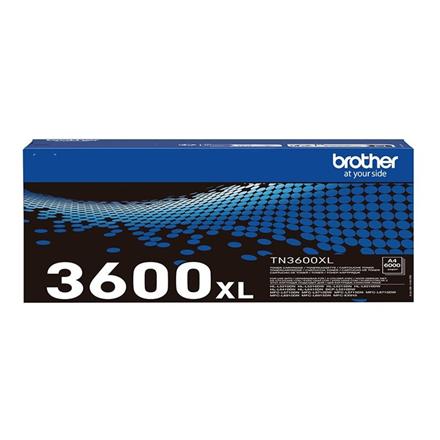Brother TN-3600XL Genuine High Yield Toner Cartridge, Black | Brother Toner cartridge | Black