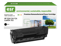 ESR Toner cartridge compatible with HP Q2612A black remanufactured 2.000 pages