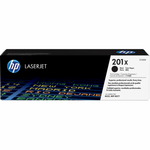 HP Toner 201X CF400X Schwarz bis zu 2.800 Seiten ISO/IEC 19798