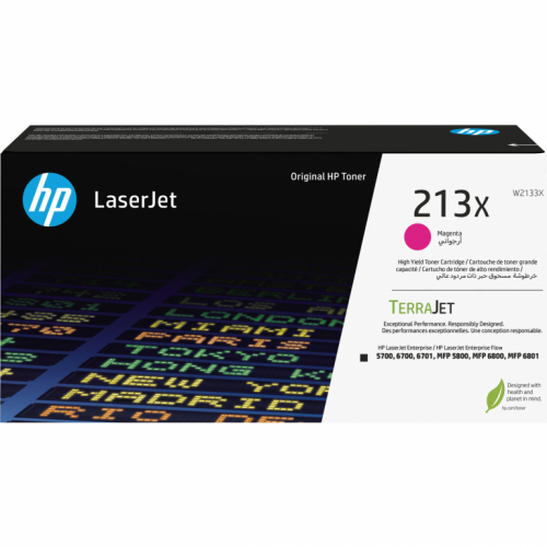 HP Toner 213X W2133X Magenta bis zu 6.000 Seiten