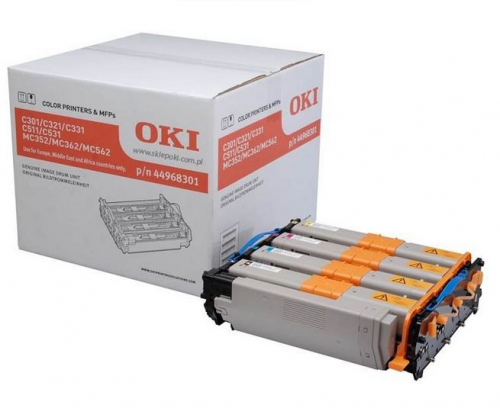 OKI Drum CMYK for C301/321/5x1/MC3x2/562 44968301