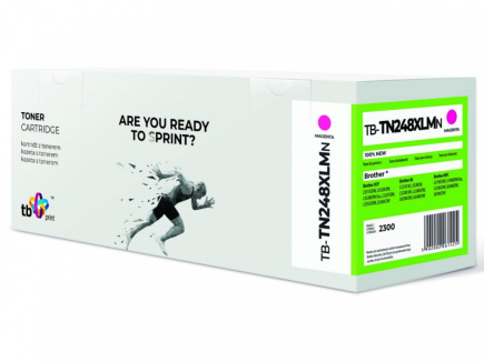 TB Print Toner for Brother TN248XLM TB-TN248XLMN 100% new chip Magenta 2300P