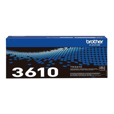 Brother TN-3610 Genuine Toner Cartridge, Black | Brother TN3610 | Toner cartridge | Black