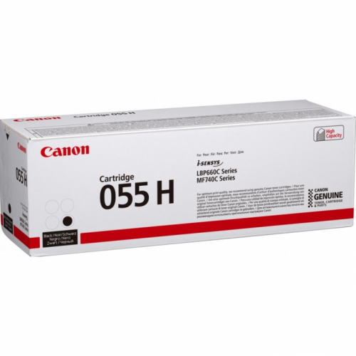 Canon Toner 055 H Schwarz bis zu 7.600 Seiten