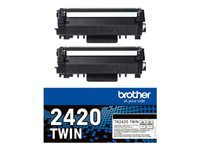 BROTHER TN2420 TWIN-pack black toners BK 3000pages/cartridge