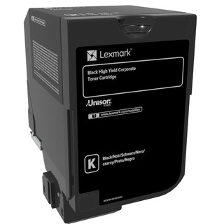 Lexmark Toner 74C2HKE Schwarz bis zu 20.000 Seiten