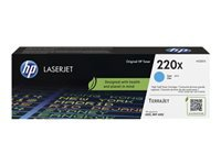 HP 220X Cyan Original LaserJet Toner Cartridge