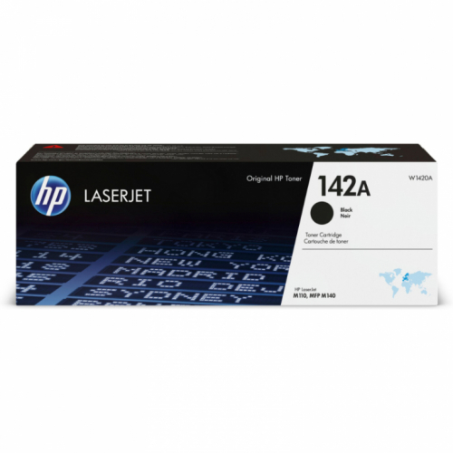 HP 142A Black Toner Cartridge, 950 pages, for HP LaserJet M110w, M110we, M140w, M140we