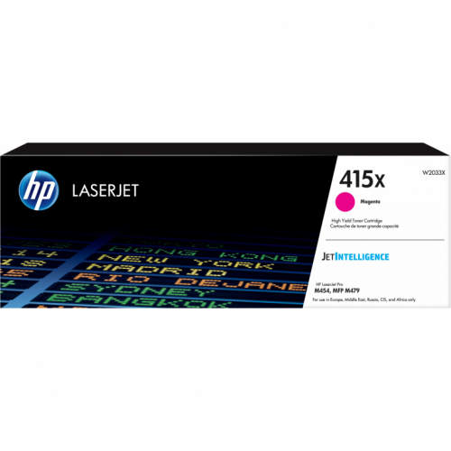 HP Toner 415X W2033X Magenta bis zu 6.000 Seiten