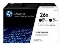 HP 26X Original LaserJet Toner Cartridges Black High Yield (2-pack)