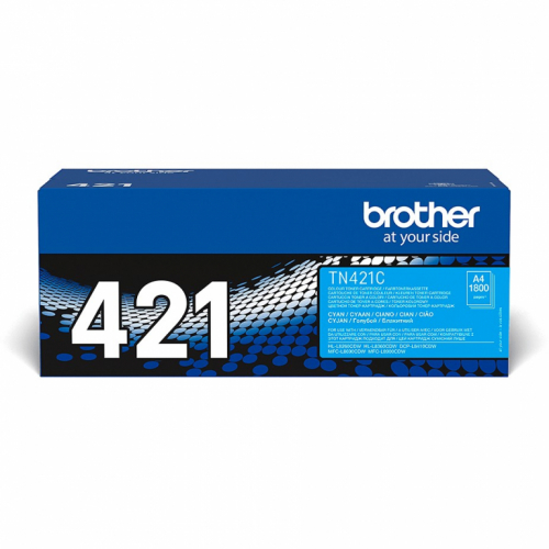 Brother Toner TN-421C Cyan bis zu 1.800 Seiten nach ISO 19798