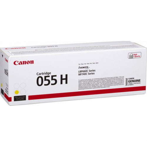 Canon Toner 055 H Gelb bis zu 5.900 Seiten