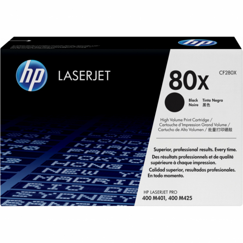 HP Toner 80X CF280X Schwarz Hohe Kapazität