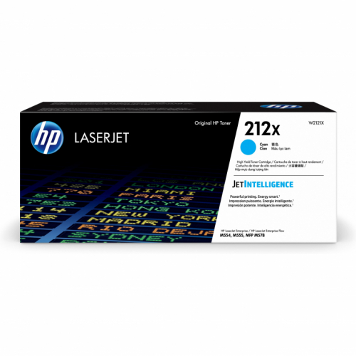 HP Toner 212X W2121X Cyan bis zu 10.000 Seiten