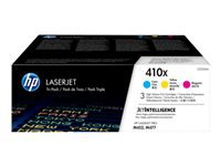 HP 410X Original LaserJet Toner Cartridges Cyaan/Magenta/Yellow High Yield (3-pack)