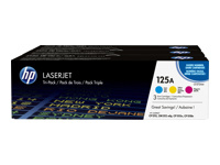 HP Toner 125A CYM Tri-Pack