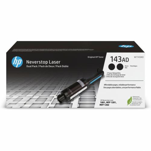 HP Toner W1143AD 143AD Neverstop Toner Kit 2er Pack