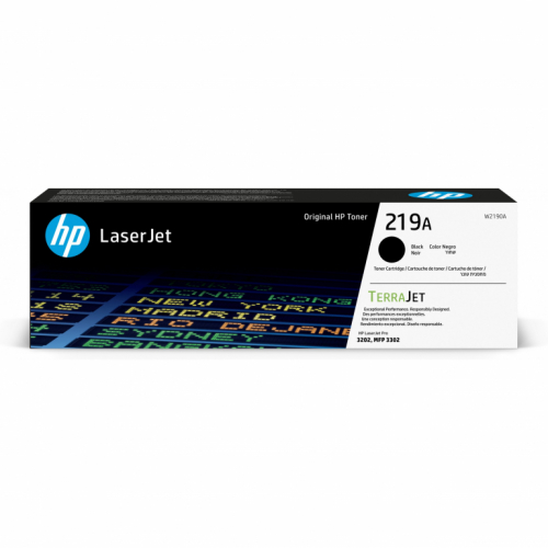 HP Toner W2190A 219A Schwarz