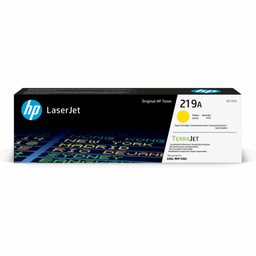 HP Toner 219A Yellow Original LaserJet Toner Cartridge