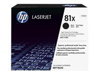 HP 81X High Yield Black Toner LJ Enterprise MFP M630