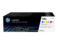 HP Toner 128A CYM Tri-Pack