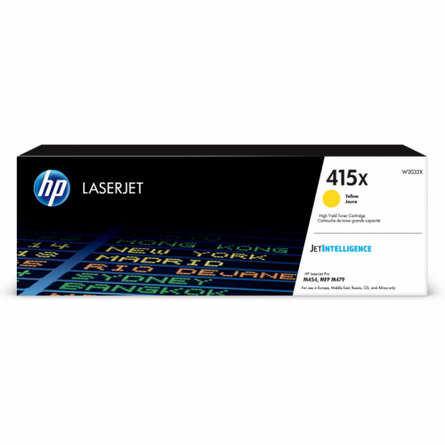 HP Toner 415X W2032X Gelb bis zu 6.000 Seiten