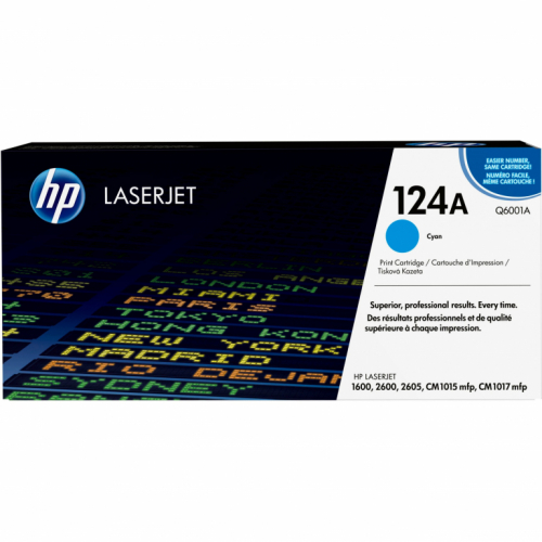 HP Toner 124A Q6001A Cyan