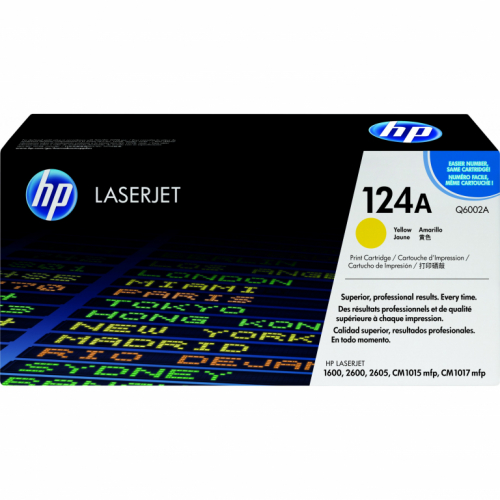 HP Toner 124A Q6002A Gelb