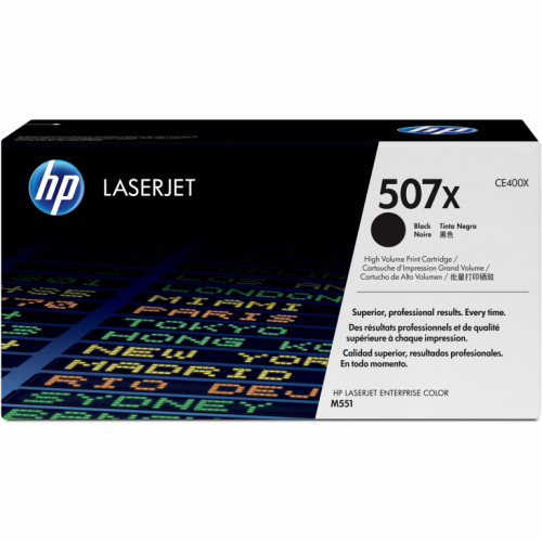 HP Toner 507X CE400X Schwarz Hohe Kapazität