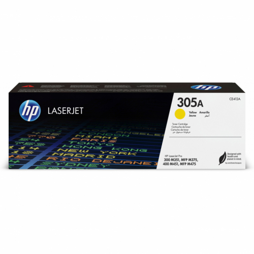 HP Toner 305A CE412A Gelb