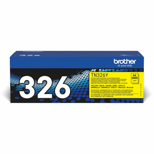 Brother Toner TN-326Y Gelb bis zu 3.500 Seiten nach ISO 19798