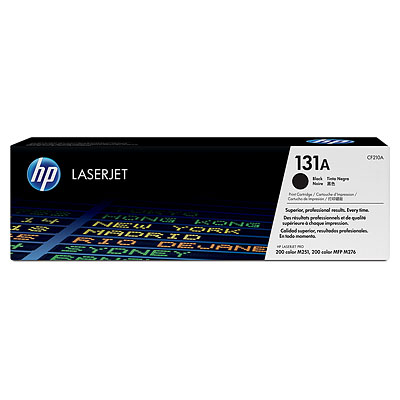 HP 131A Black Laser Toner Cartridge, 1520 pages, for HP LaserJet Pro 200 M276n, M276nw