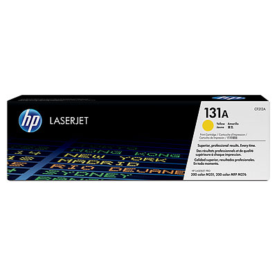 HP 131A Yellow Toner Cartridge, 1800 pages, for HP LaserJet Pro 200 M276n, M276nw