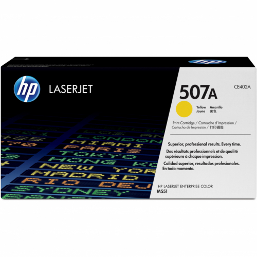 HP Toner 507A CE402A Gelb