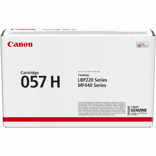 Canon Toner 057H Schwarz bis zu 10.000 Seiten ISO/IEC 19798