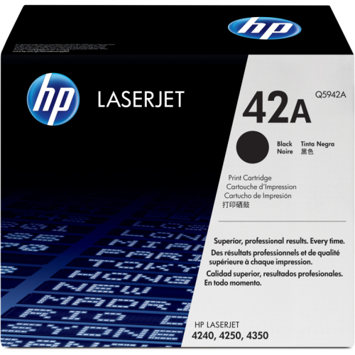 HP Toner 42X Q5942XD Schwarz Doppelpack je 20.000 Seiten