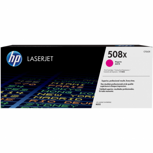 HP 508X original Toner cartridge CF363X magenta 9.500 pages high capacity