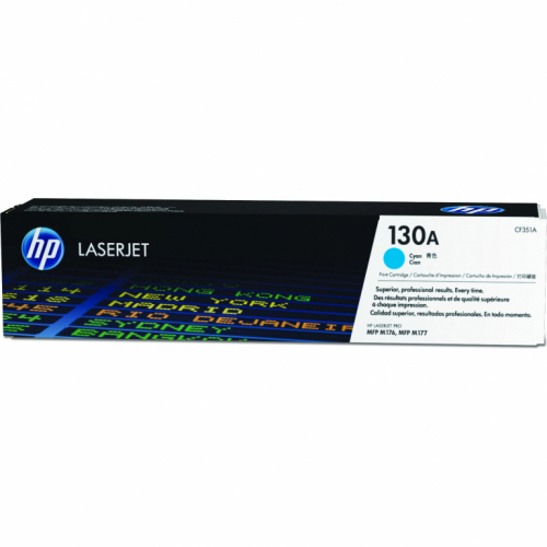 HP 130A original Toner cartridge CF351A cyan standard capacity 1.000 pages 1-pack