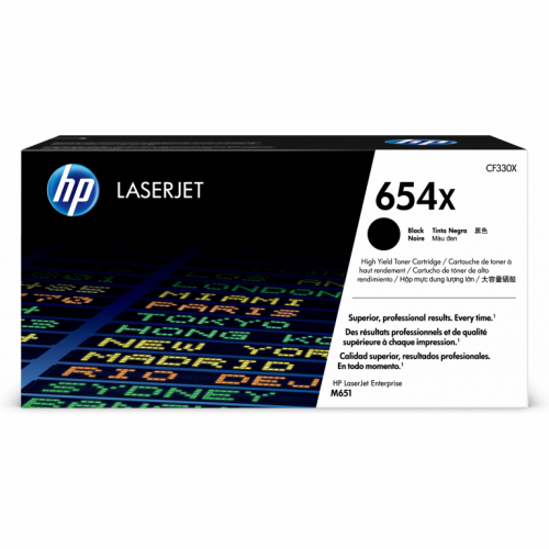 HP 654X original Toner cartridge CF330X black high capacity 20.500 pages 1-pack