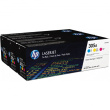 HP 305A original Toner cartridge CF370AM cyan magenta yellow standard capacity 2.600 pages 3-pack