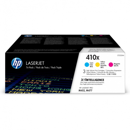 HP 410X original LaserJet Toner cartridge CF325XM Cyaan Magenta Yellow High Yield 3-pack