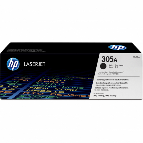 HP 305A original LaserJet Toner cartridge CE410A black standard capacity 2.090 pages 1-pack
