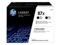 HP 87X Original LaserJet Toner Cartridges Black High Yield (2-pack)