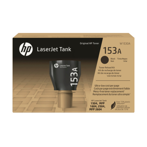 HP 153A Black Toner Reload Kit, 2500 pages, for HP LaserJet Tank