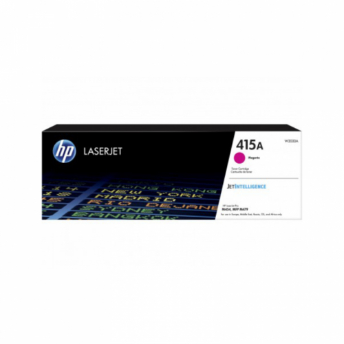 HP 415A Magenta Laser Toner Cartridge, 2100 pages, for HP Color LaserJet Pro M454dn, M479