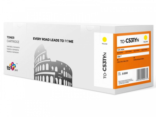 TB Print Toner for OKI C531 TO-C531YN Yellow 100% new